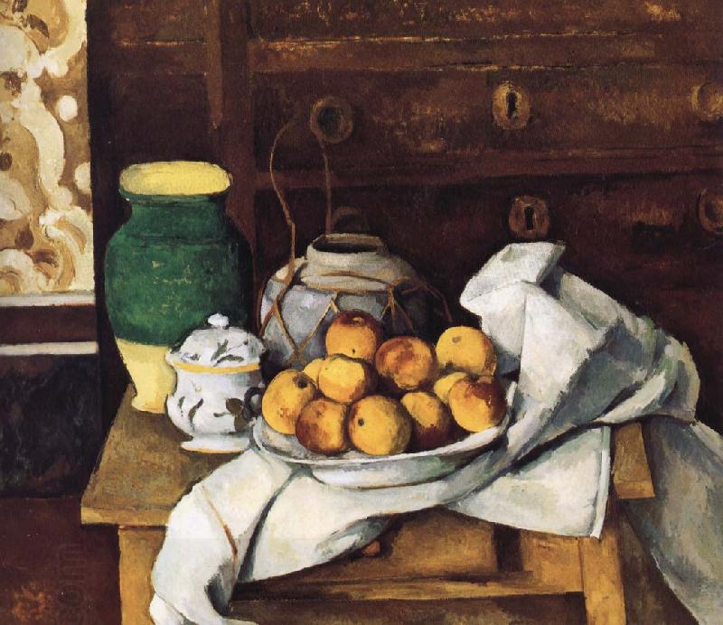 Paul Cezanne of still life with fruit China oil painting art